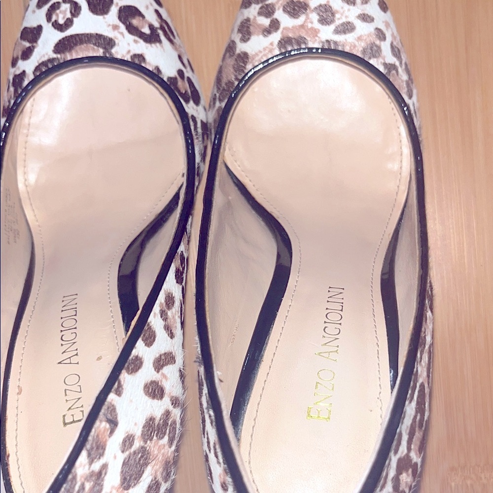 Enzo Angiolini Animal Print Heels - Picture 4 of 6